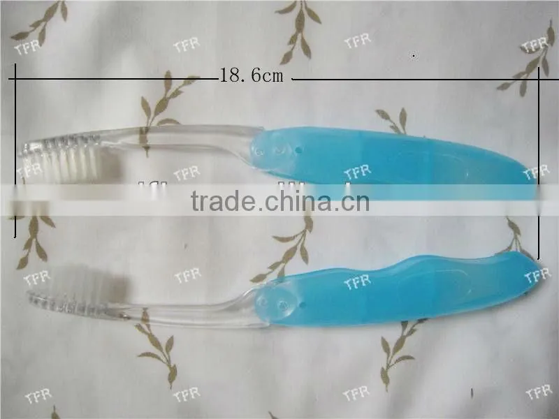 Travel toothbrush/Folded toothbrush with toothpaste