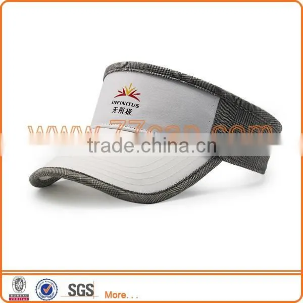 Embroidery Cotton Girls Sun Visors Cap