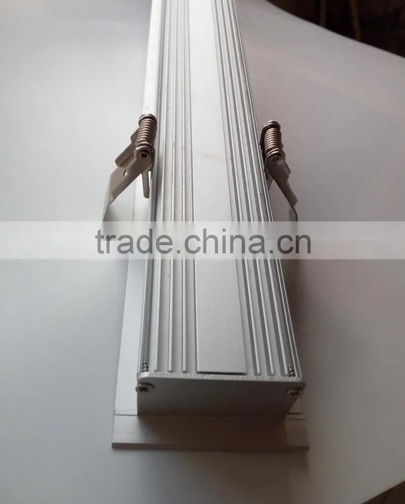 Modern recessed linear led high bay light 4ft 36w 3600lm 15usd
