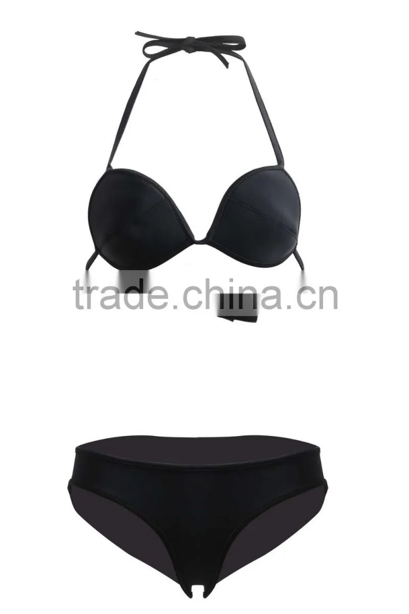 Waterproof micro bikini for women Fashion wholesale sex reversible Neoprene bikini bodychain