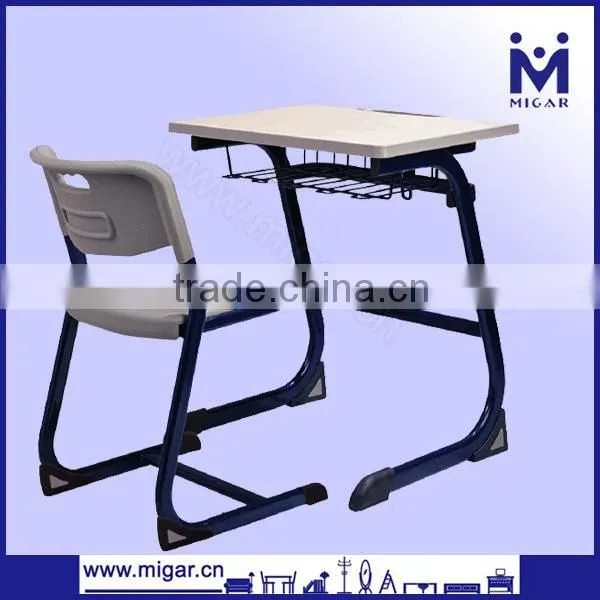 cheap simple hot sale school table and chair set 1 person MG-0201