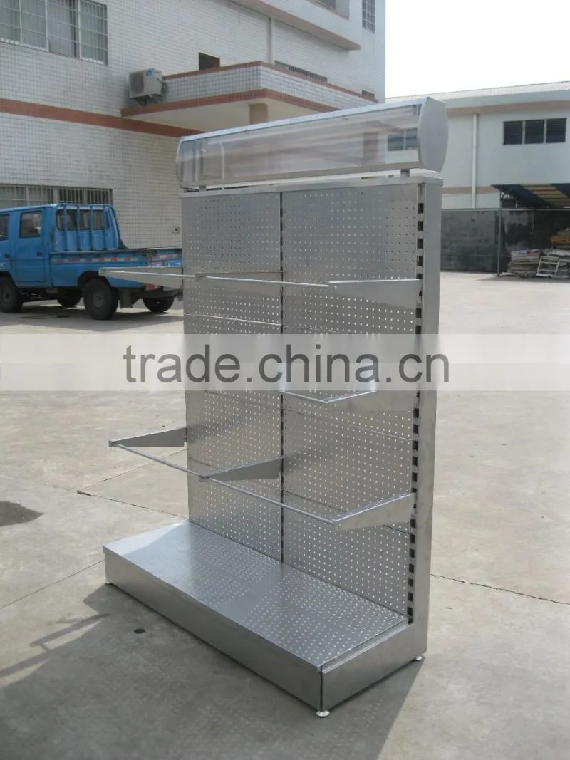 Retail store promotion advertising power tools display stand