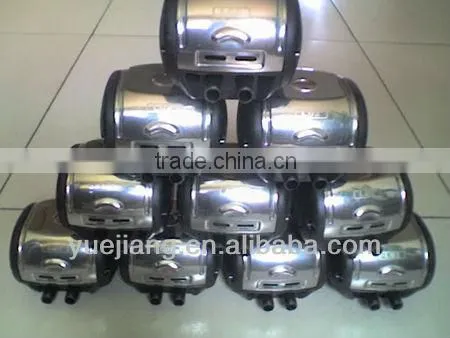 fixed pipeline milking machine group of two buckets
