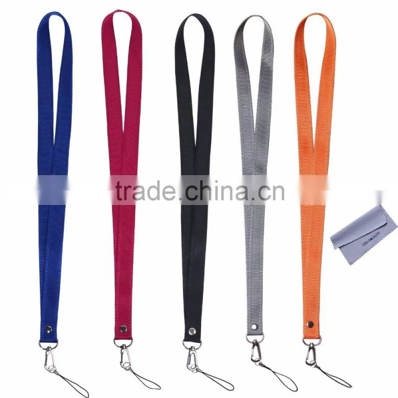 Fashion Custom Logo Printed Lanyard With Metal Hooks