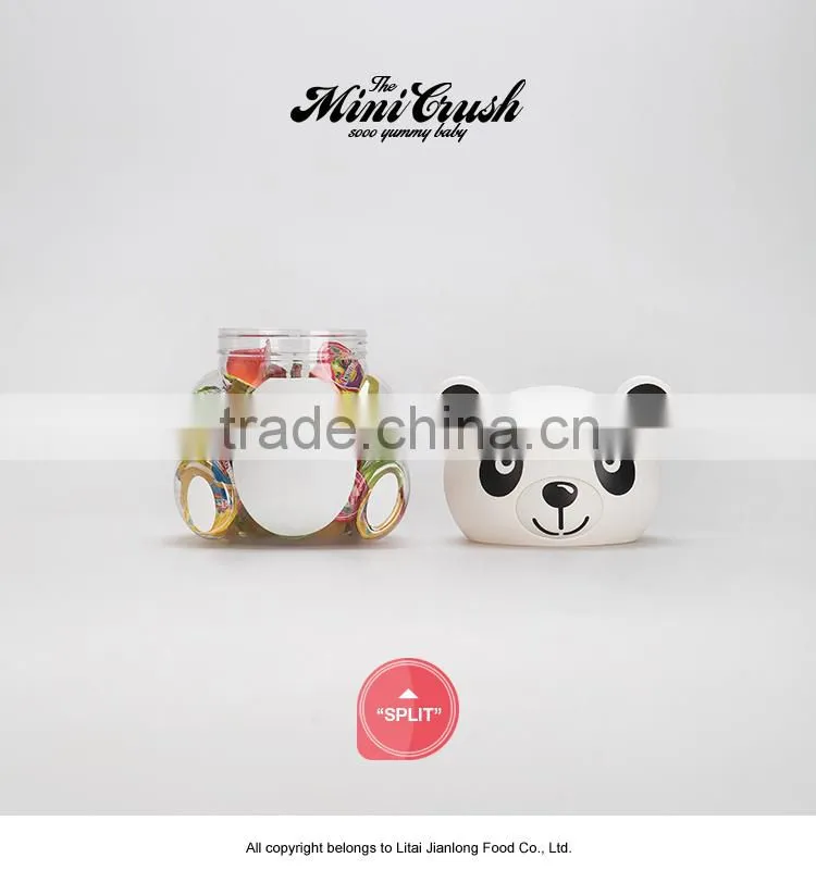 China toy candy manufacturer! hot sale coconut jelly pudding in lovely bear jar