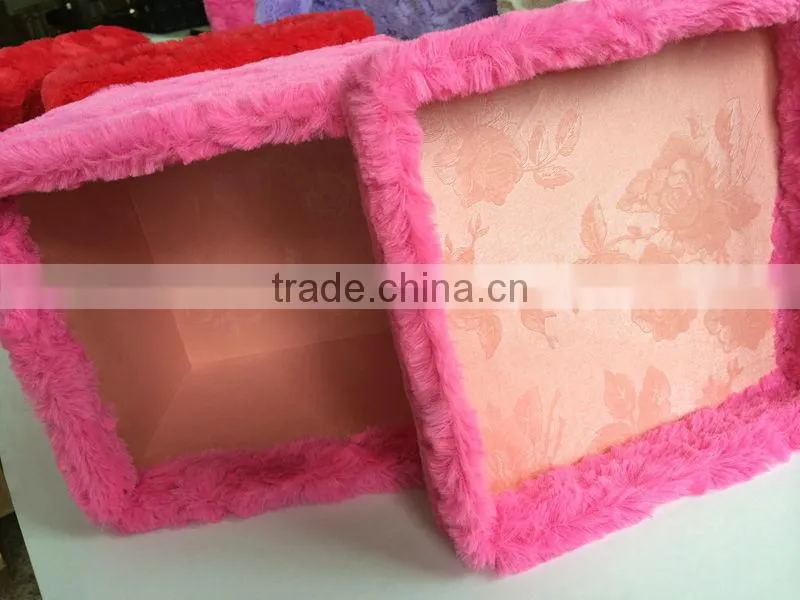 various colors and designs fabric storage box wholesale