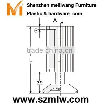 0901 cabinet leg