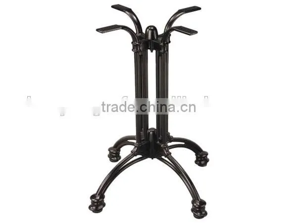Cast Iron Black Round Assembled Table Leg