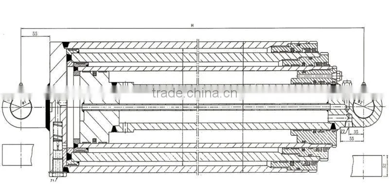 double acting hydraulic cylinder used