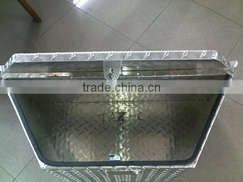 Hot!Beautiful appearance Aluminum alloy tool box with lid,OEM manufacture direct