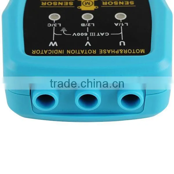 Motor 3 Phase Rotation Sequence Indicator Conveyors Pumps Rotary Portable Tester