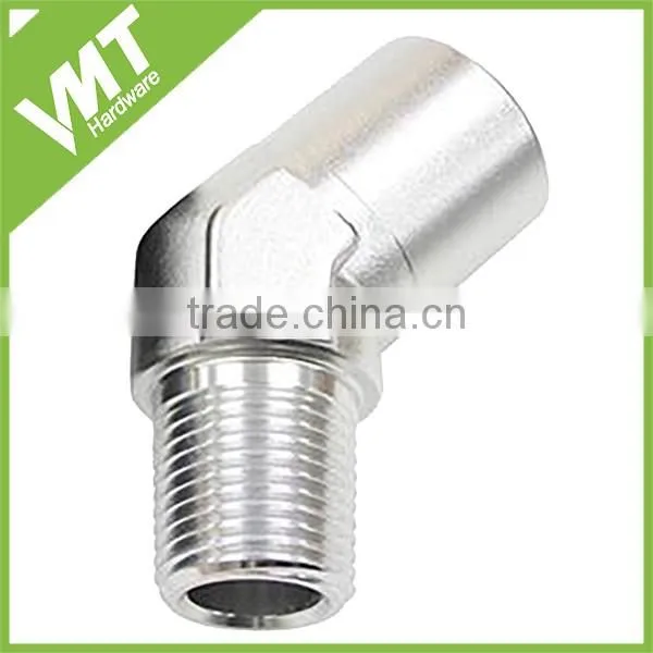 VMT aluminum anodized black ID 1/8 1/4 3/8 1/2 3/4 1" 90 degree angle female NPT fitting