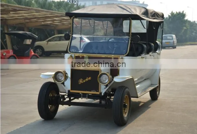 2017 Popular 5KW vintage smart electric tourist bubble car with door