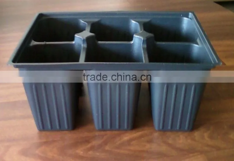 8 Cell Punnet Propagation Seedling Plastic Plug Pot Plant Trays