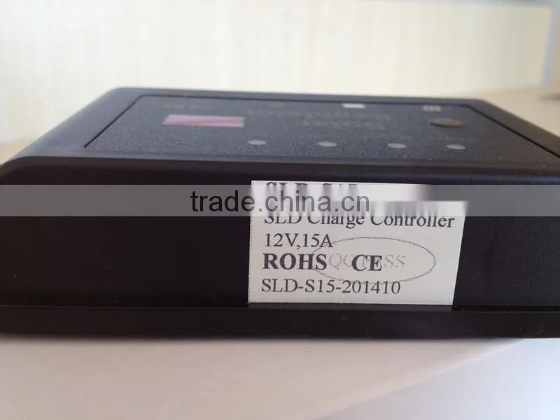 15A, 12V solar charge controller solar street light controller with LED display