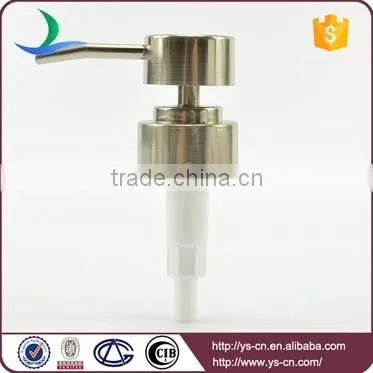 Latest product wholesale matte nickel silk effect lotion pump