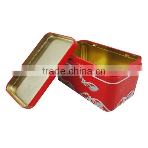 all kinds rectangle tea tin box