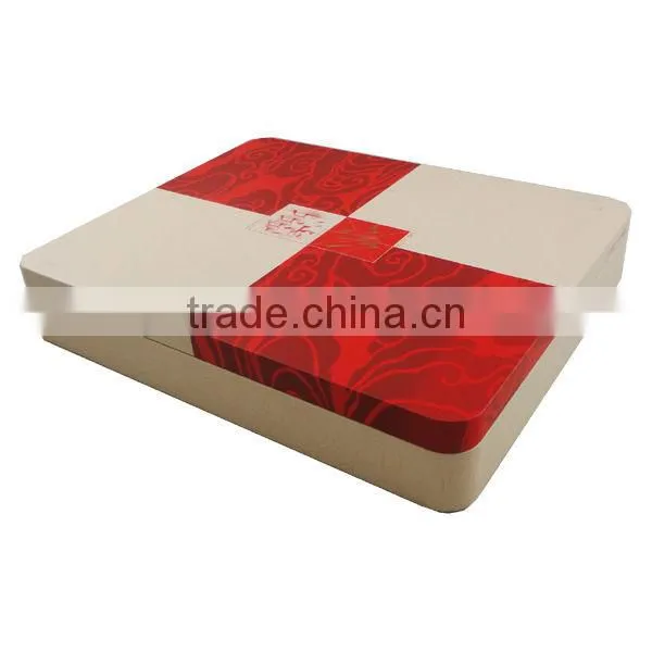Gift usage wholesale square tea tin box