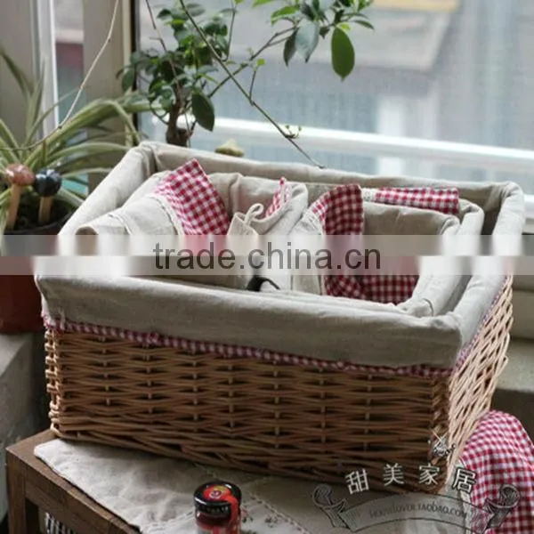 HOT plastic colored storage baskets furit basket