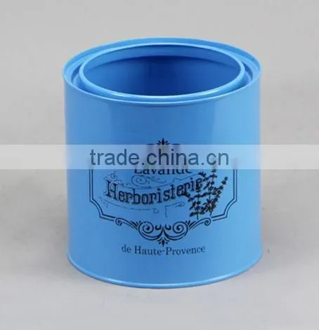 2016 new style metal round custom printed tin box for gift