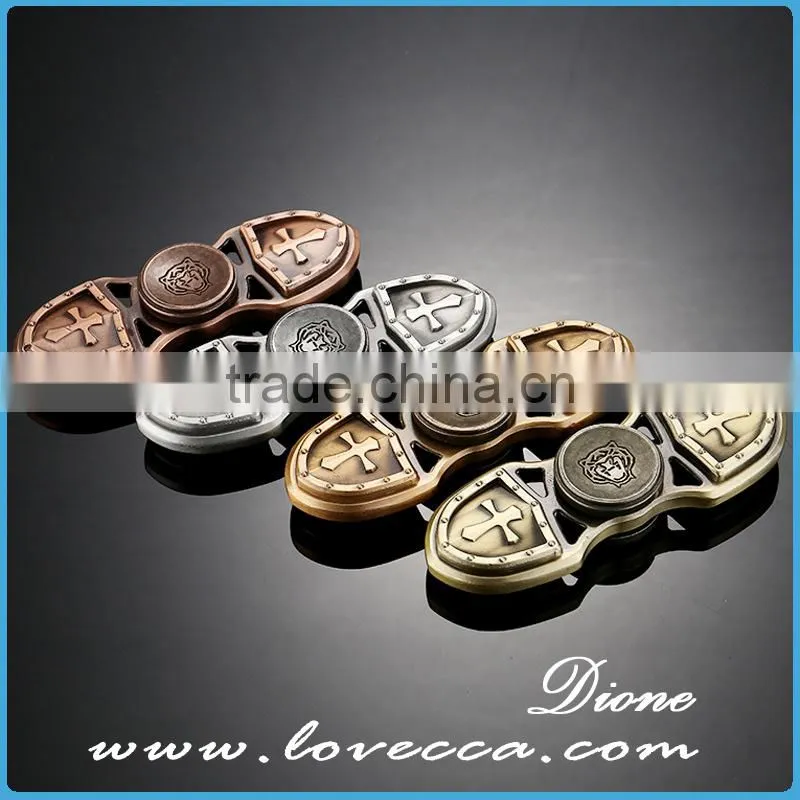 Zinc Alloy Fingertip Gyro The Crusader Hand Spinner EDC Toy Finger Spinner Gyro Focus Toy