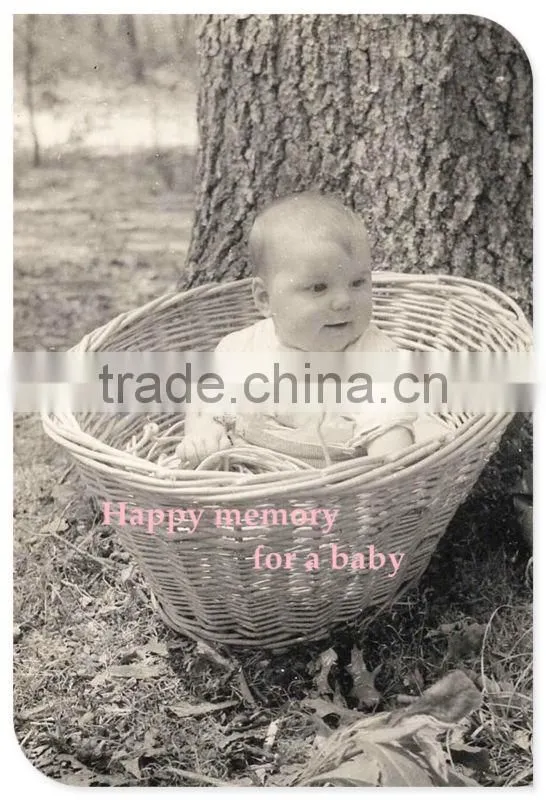 Wicker baby sleeping basket & wicker comfortable baby bassinet