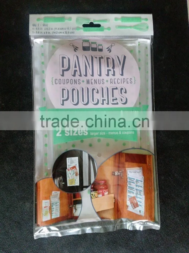 Wholesale PVC Pantry Pouches for kitchen, Leaflets collect, ODM OEM
