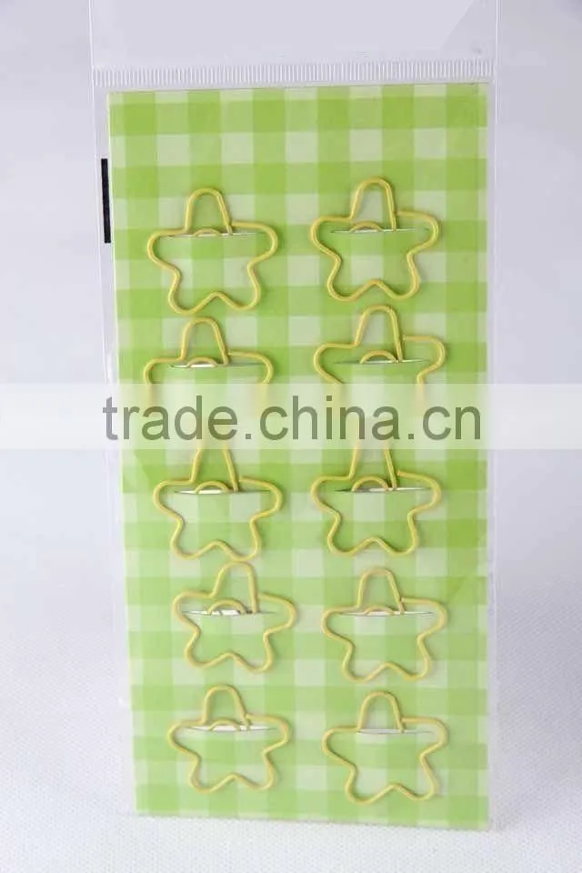 10pc Plum-blossom-shaped paper clip