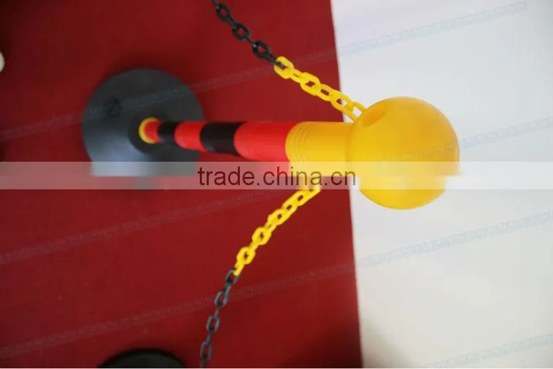 Workplace plastic stanchions/Light Plastic Stanchion & Chain barrier