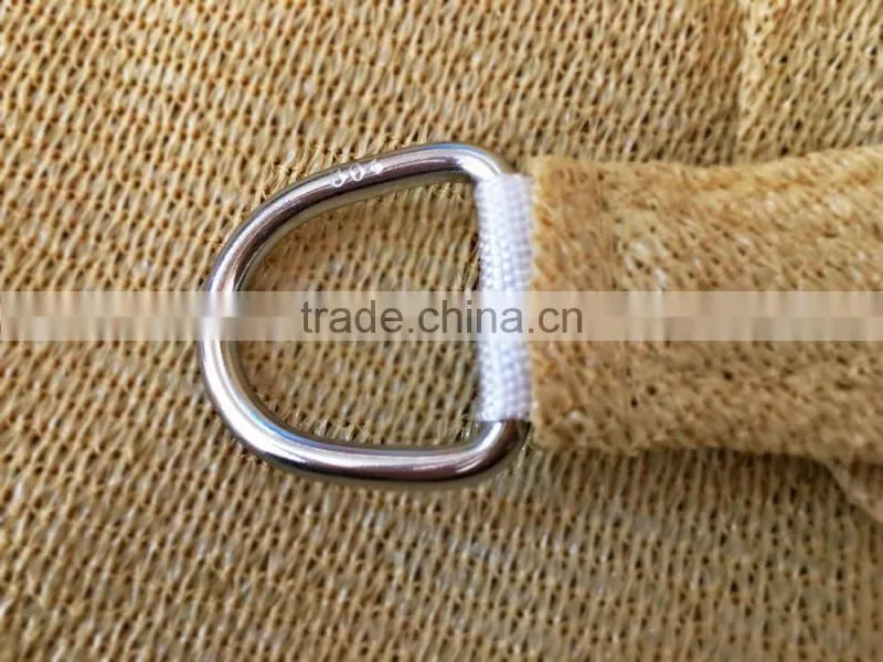 16Feet Waterproof Triangle Canopy Sand Sun Shade Sail