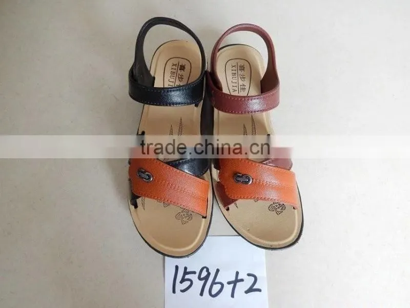 new design cheap leather summer sandal