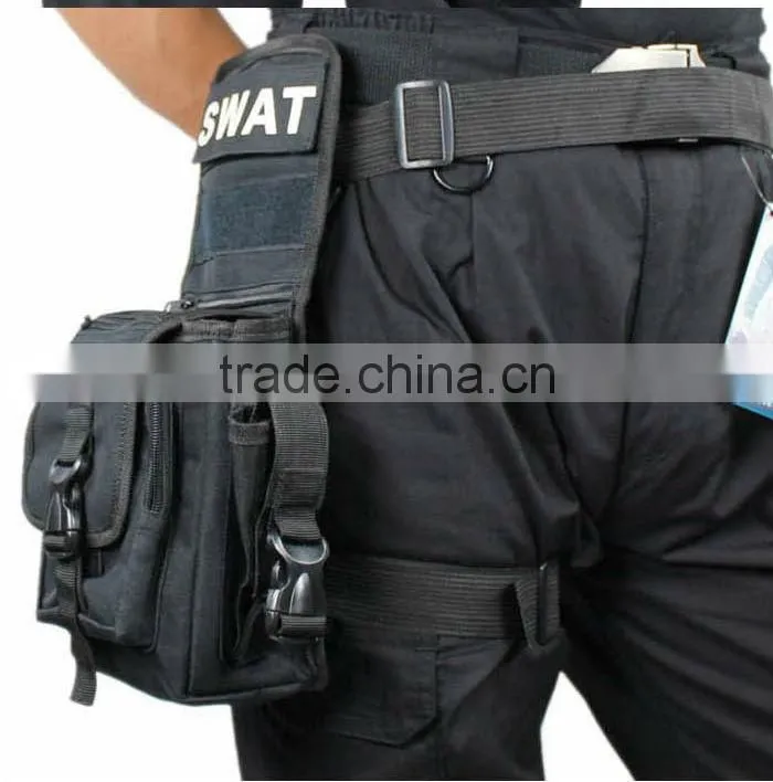 Outdoor fadac field american swat leg bag waist pack leg bag multicolor