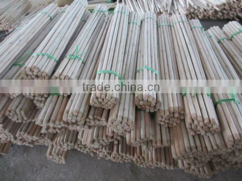 PVC coated wooden broom handles stick