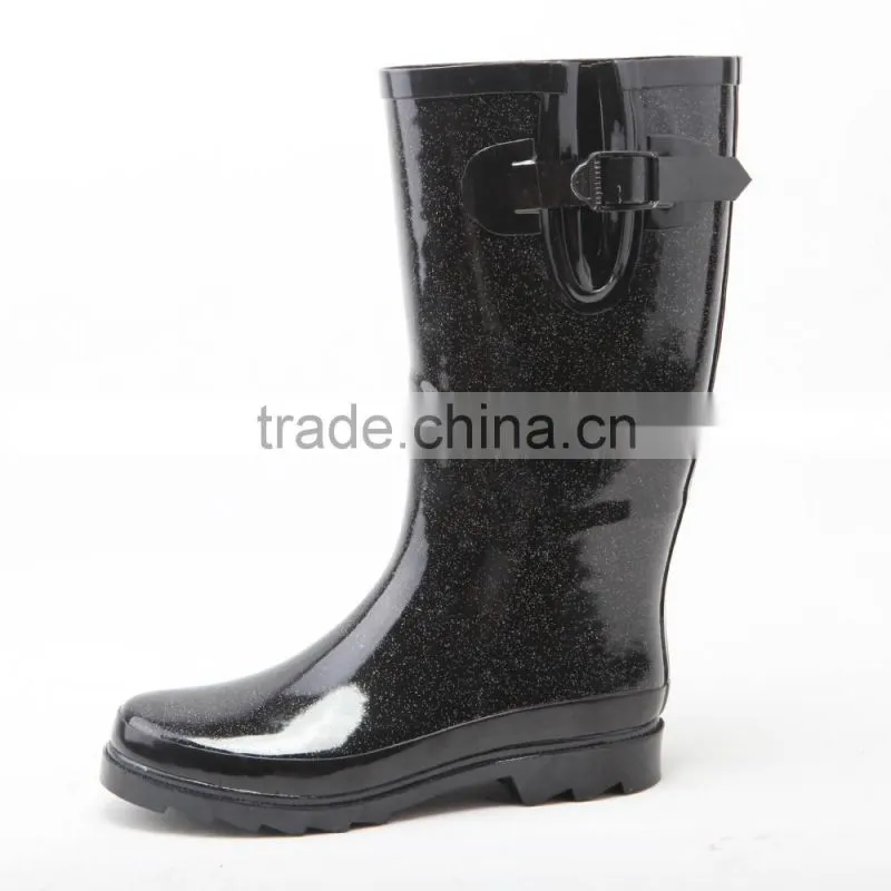 fashion and good quality woman rubber rain boots