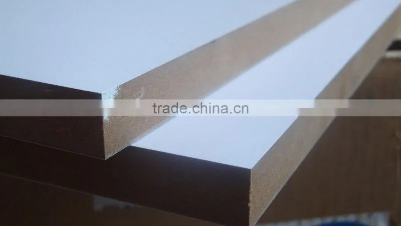 MELAMINE slotted mdf board for store decoration