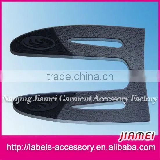 soft rubber silicone sleeve tab iron-on garment tape