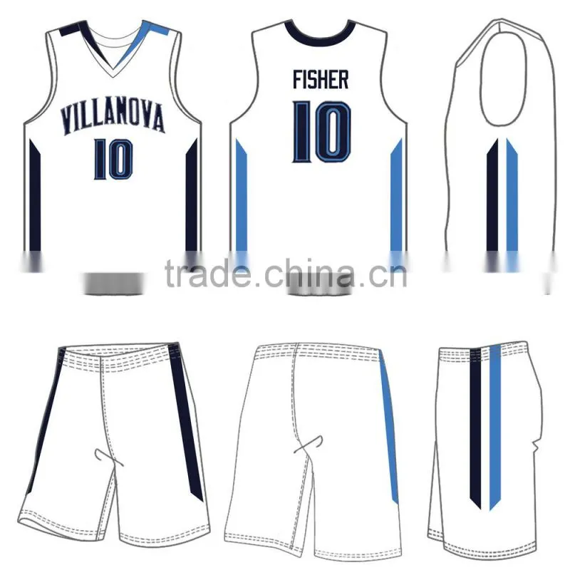 Reversible basketball jersey basketball shirt and shorts custom cheap double mesh sleeveless basketball jersey set