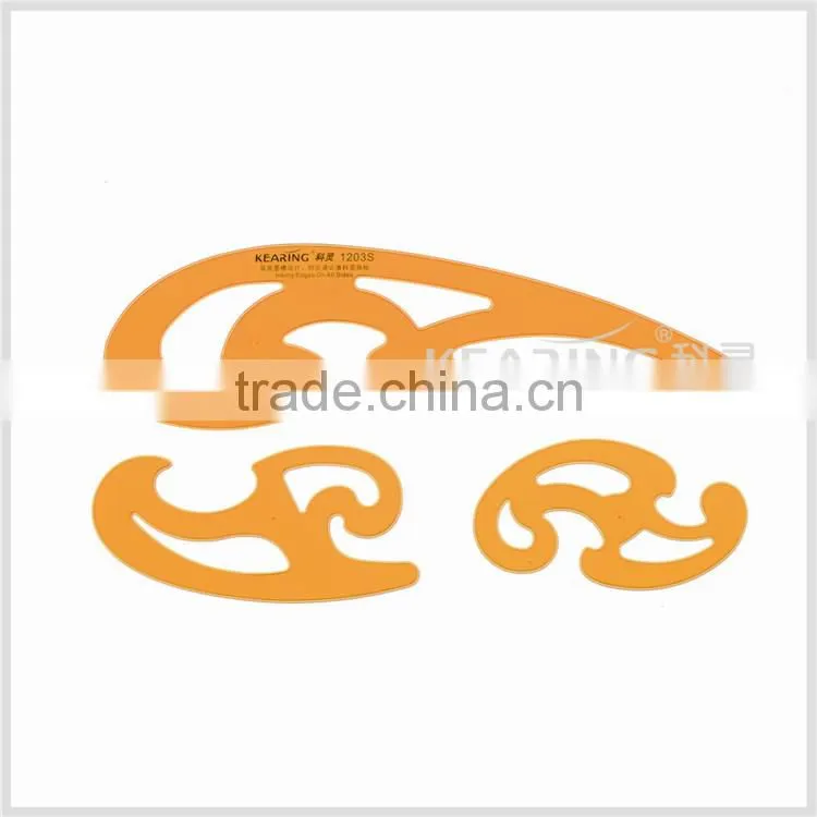 Kearing flexible curve ruler 60cm & 24'' blue color europe soft curves for horse size measuring or curve line drawing