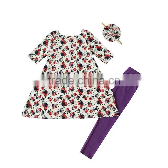 Girl' spring set,100%cotton,new design,shirt+plants,fashion,warm
