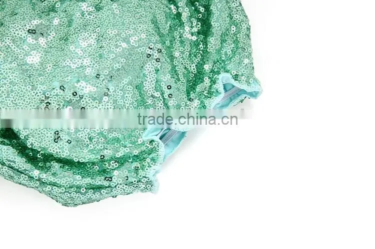 Wholesale baby bloomer sweet panties kids diaper cover bloomer baby sequin shorts
