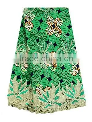 Bestway Super Leaf Green Hollandis Mix Guipure Lace BLW020-7