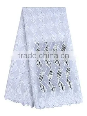 Newest arrival swiss voile lace dress making lace fabric