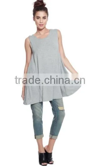 hot sales breathable spandex fabric Full-length pull-on leggings with wide elastic waistband