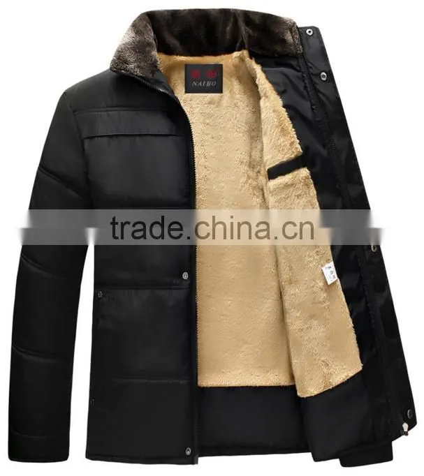 custom design quality winter mens cotton padded quilting jacket/garment/clothing