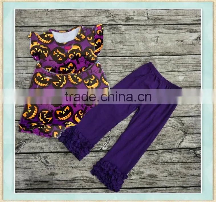 2017girls boutique clothing baby girls Halloween clothing Factory price wholesale sales baby clothing