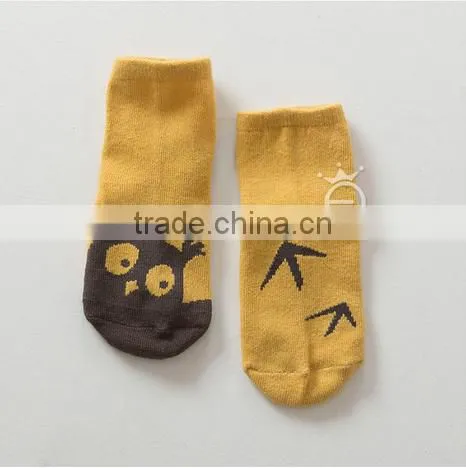 baby cute cotton socks, silicone print baby socks,baby socks