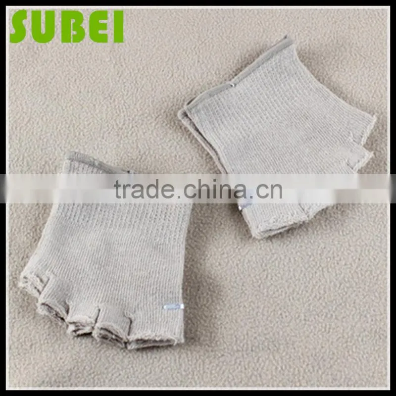 Men and women pure cotton five open toe anti-bacterial cotton socks