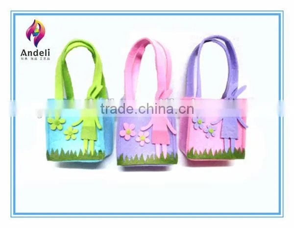 wholesale DIY Easter bunny handmade felt bag