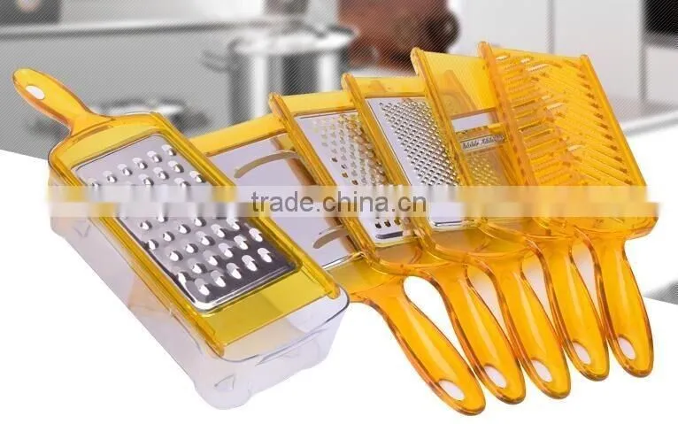 Graters Fruit & Vegetable stainless steel grater with holder