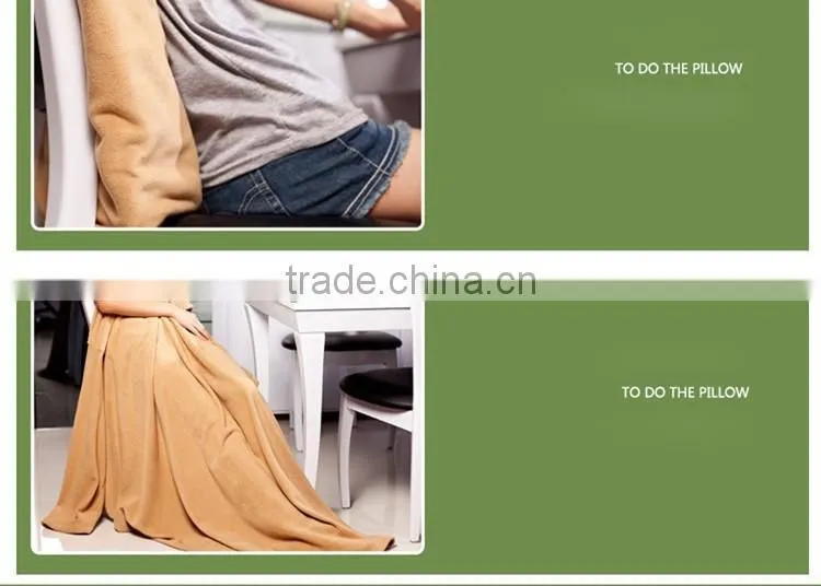 Blanket pocket aircondition fleece mermaid tail